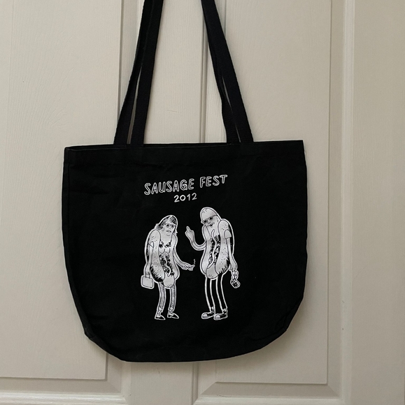 Sausage Fest 2012 Merch Permanent Records Sausage Kings of Chicago Tote - Picture 5 of 5